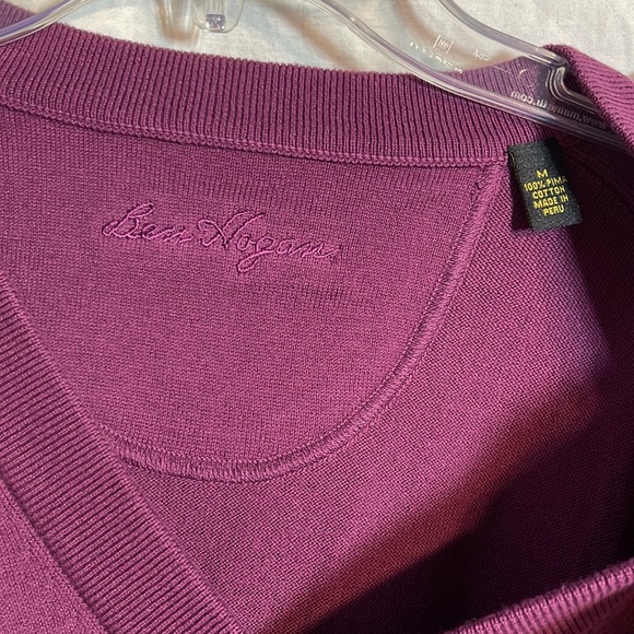 Bundle of Mens Sweaters Vneck Medium Tommy Bahama Ben Hogan Golf M Purple Blue - Picture 3 of 12